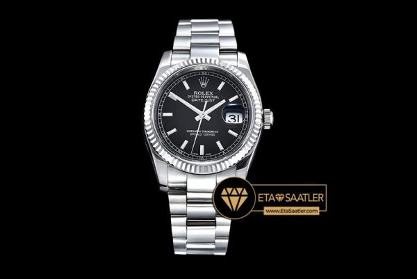 RDJ0261D - DateJust Mens 36mm SSSS Black Sticks BP Asia 2836 - 11.jpg